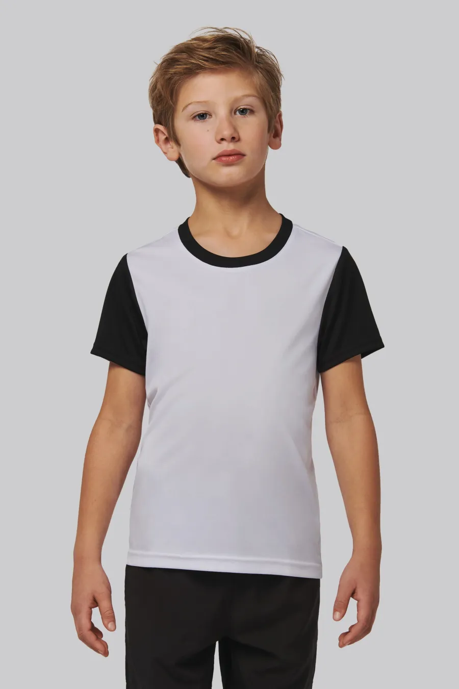 Maillot multisport manches courtes bicolore enfant — PROACT personnalisable