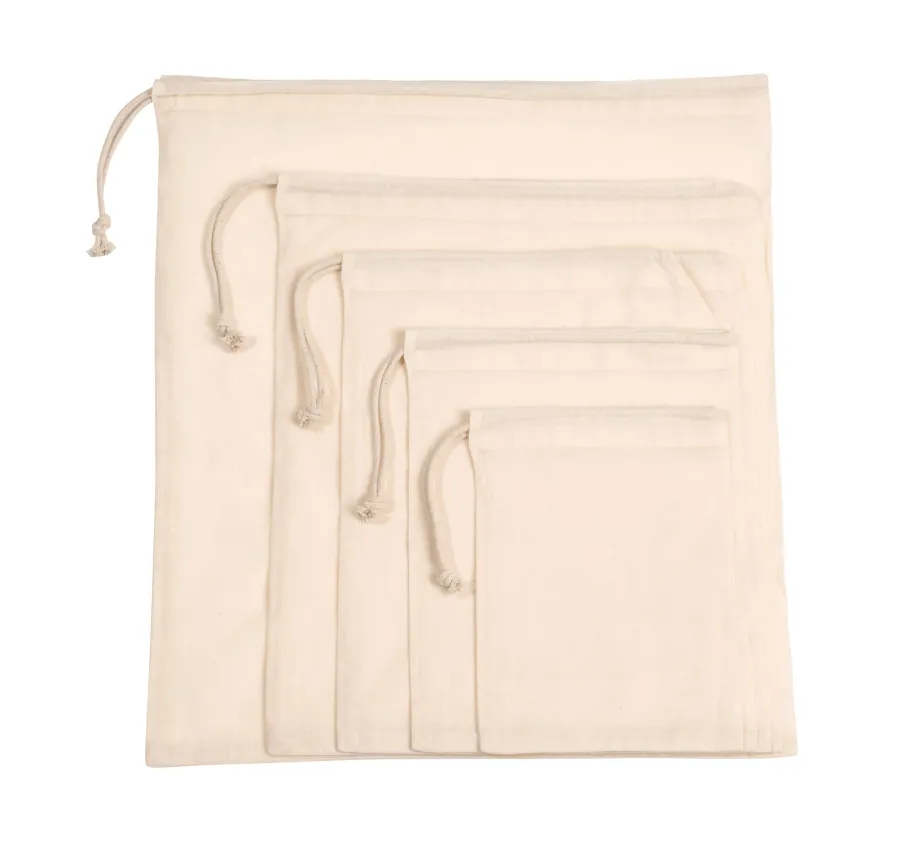 Sac à cordon coulissant en coton biologique — Kimood personnalisable