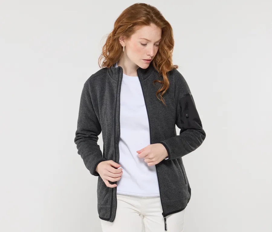 Veste polaire tricotée femme — Pen Duick personnalisable