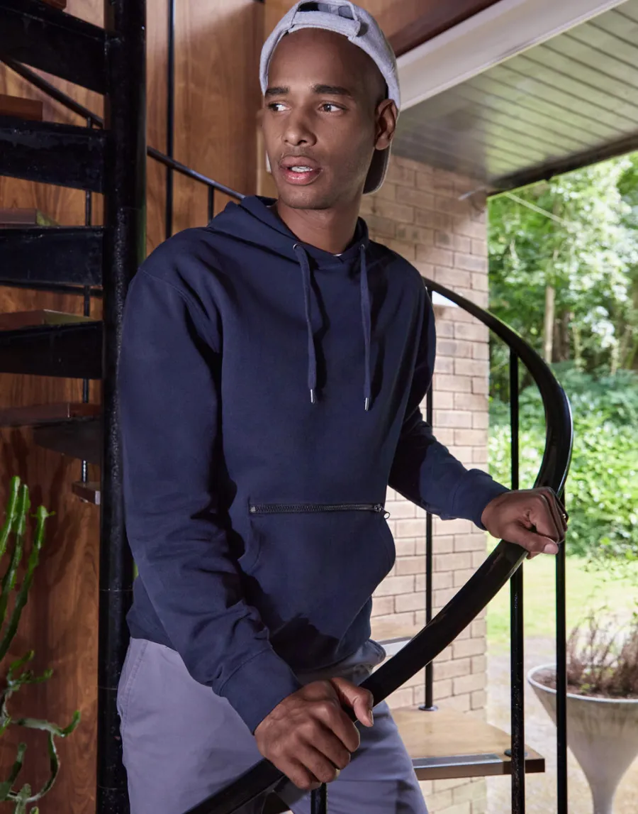 Pique Hoodie with Zipped Pocket — Kustom Kit personnalisable