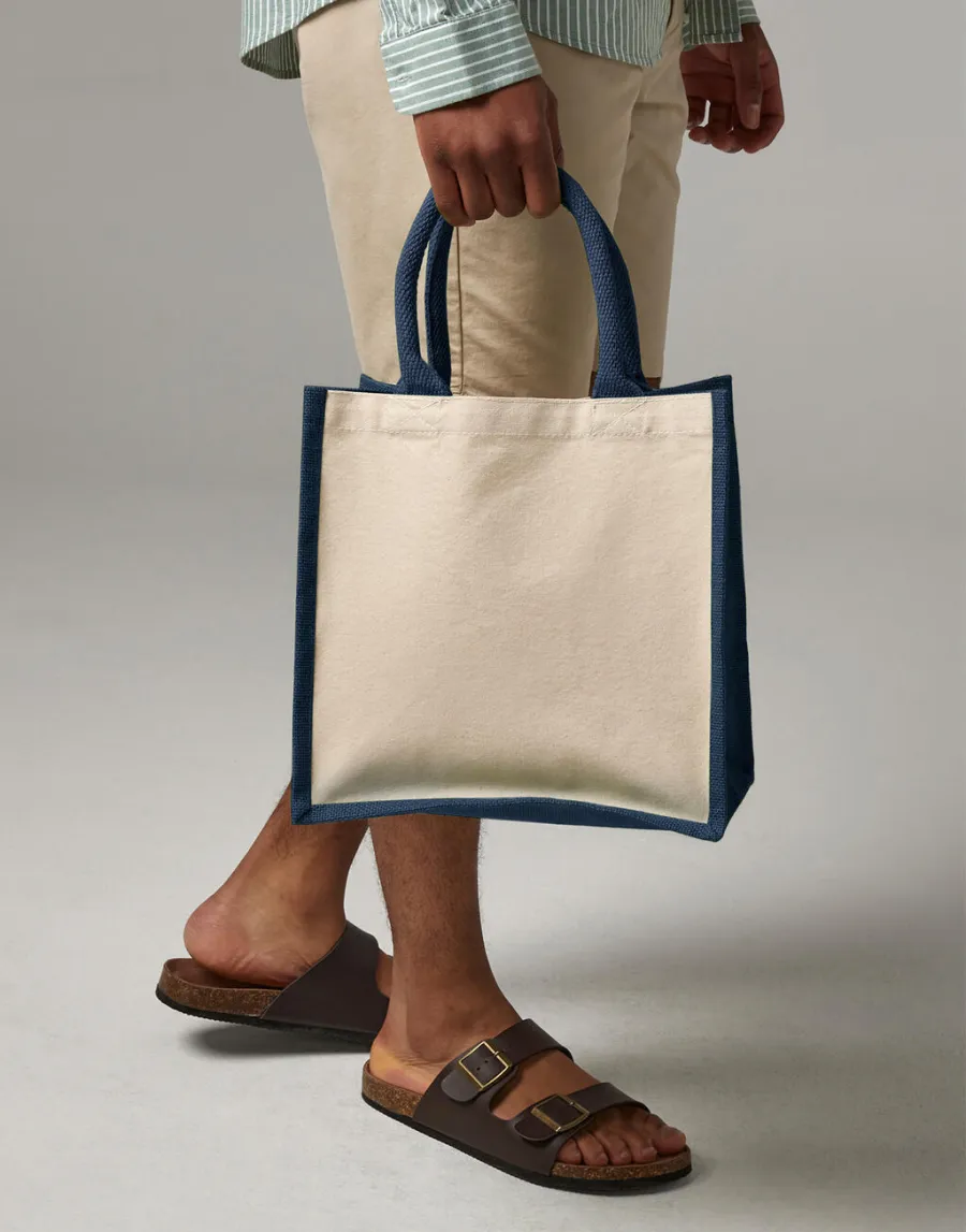 Printers' Midi Jute Bag — Westford Mill personnalisable