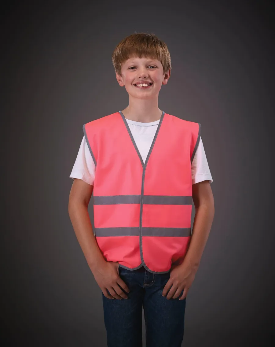 Gilet avec bordures et bandes réfléchissantes — Yoko personnalisable