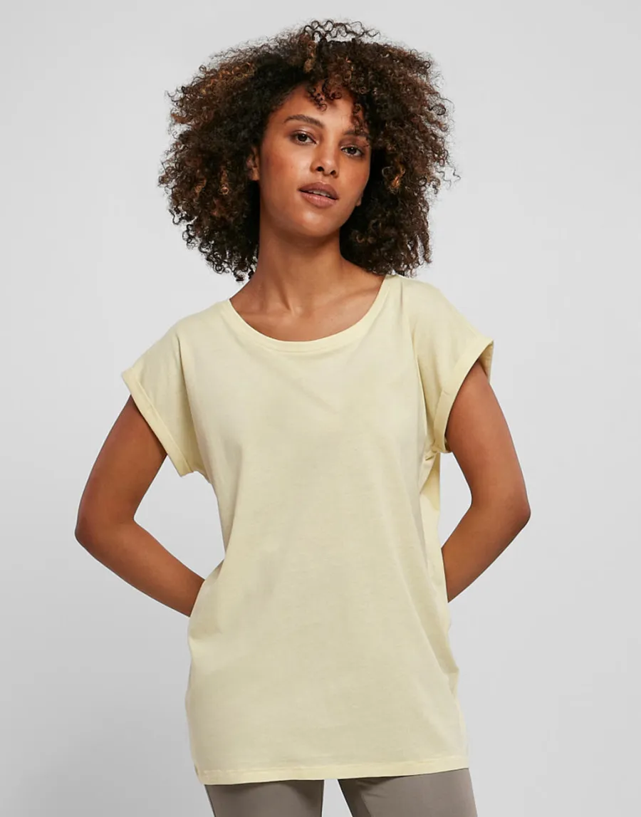 Ladies Extended Shoulder Tee — Build Your Brand personnalisable