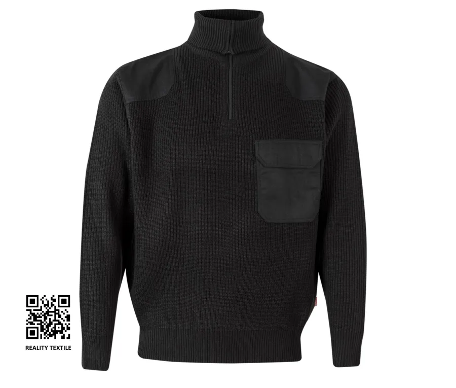 PULL ÉPAIS COL MONTANT — Velilla personnalisable