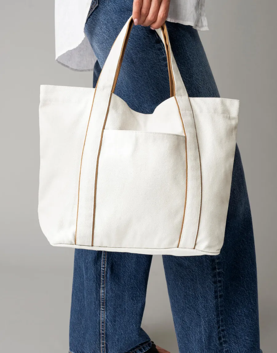 Courtside Medium Tote — Westford Mill personnalisable