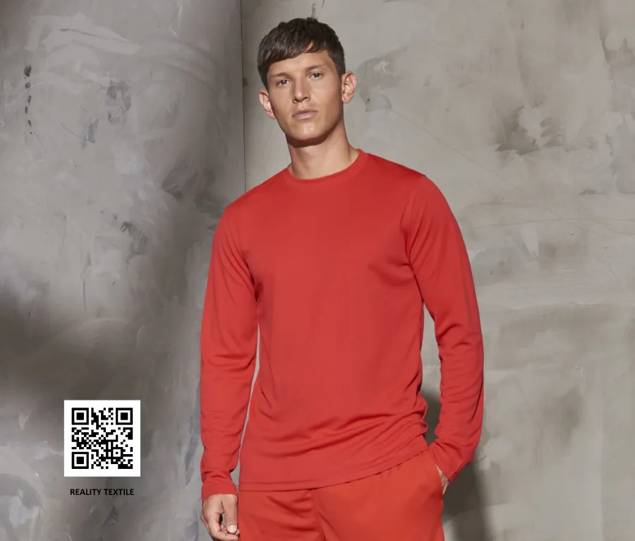 Tee-shirt respirant manches longues Neoteric™ — Just Cool personnalisable