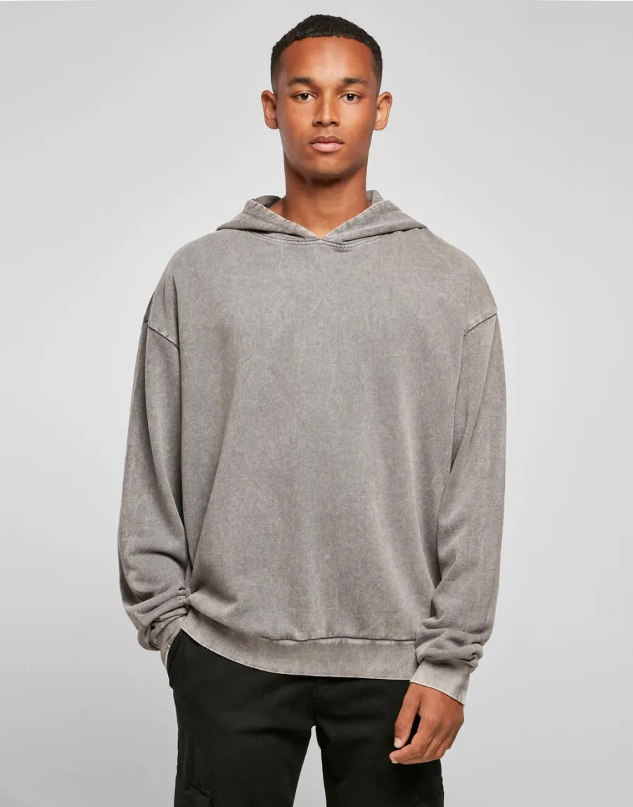 Acid Washed Oversized Hoody — Build Your Brand personnalisable