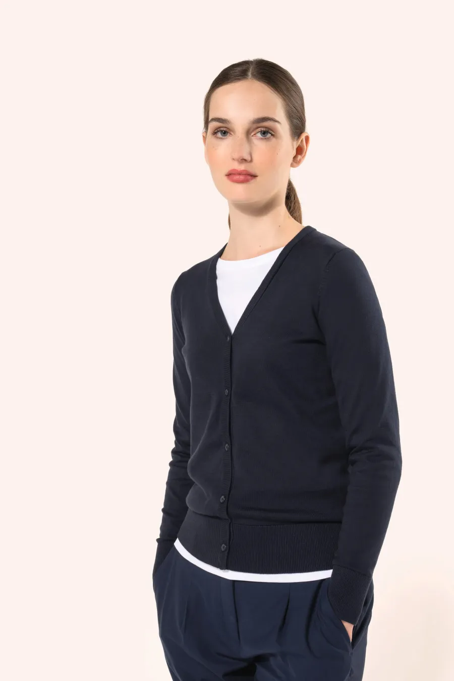 Cardigan Supima® femme — Kariban Premium personnalisable