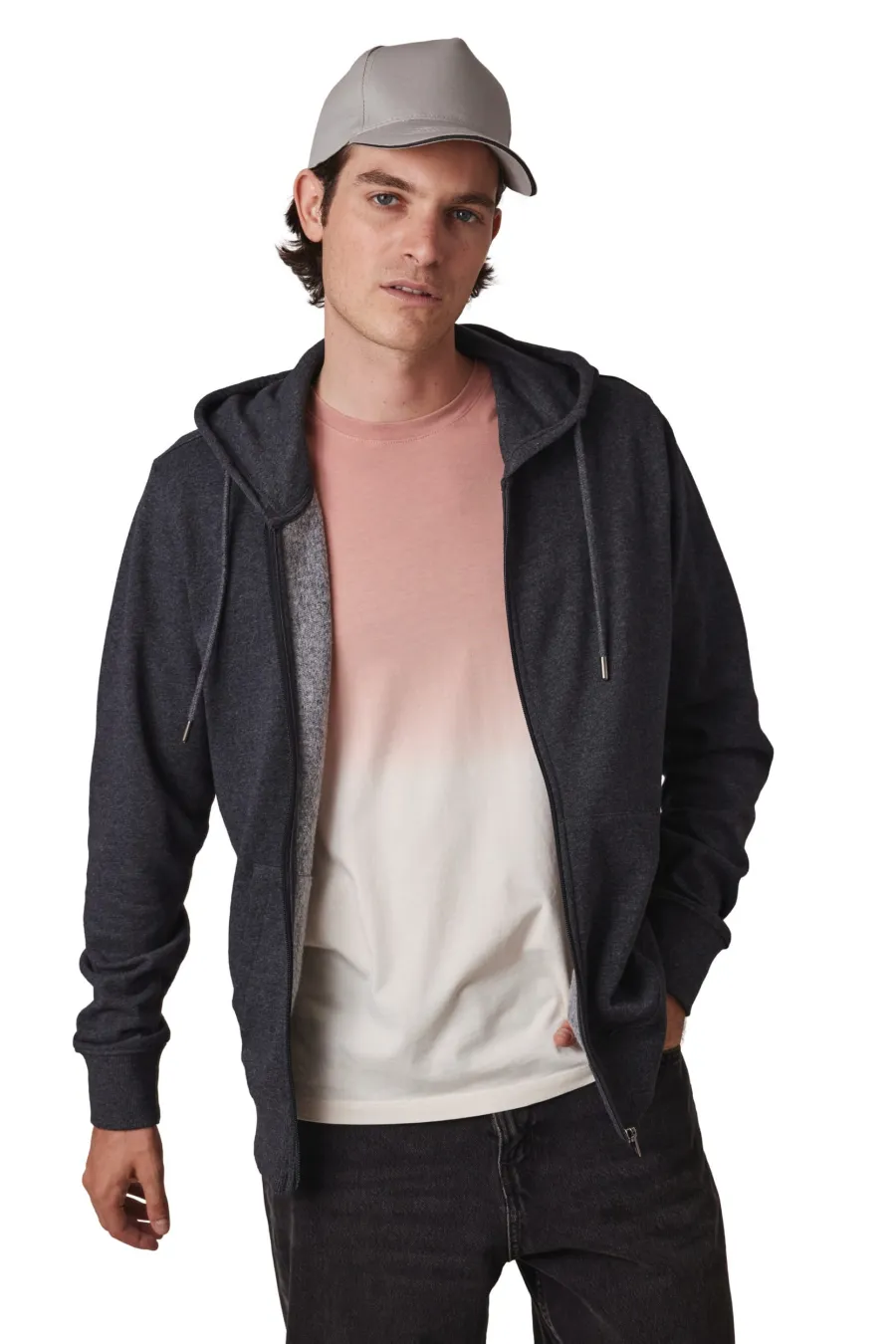 Casquette sandwich contrasté - 5 panneaux — K-up personnalisable