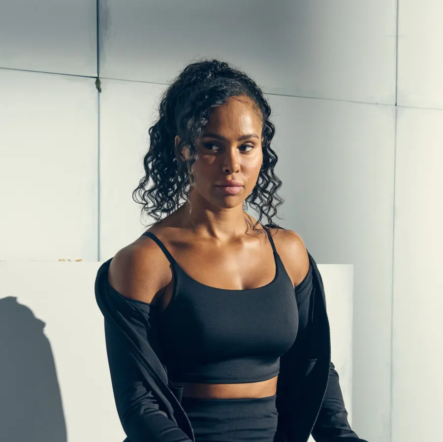 WOMEN'S RECYCLED TECH SPORTS BRA — Just Cool personnalisable