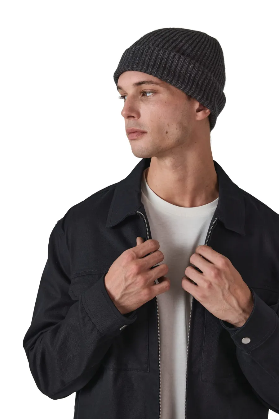 Bonnet en maille avec revers - K-up Gold Label — K-up personnalisable