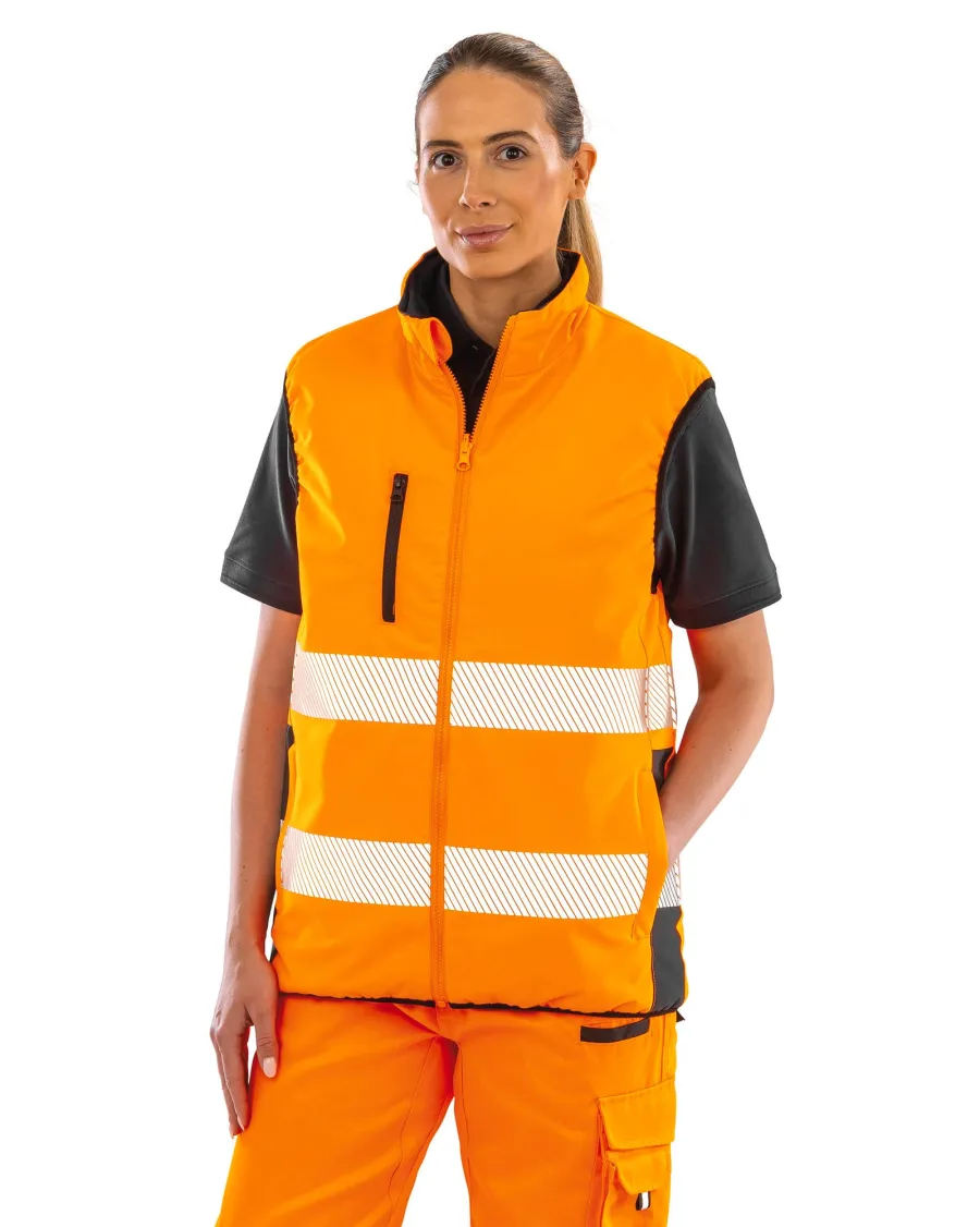 Bodywarmer de sécurité réversible — Result personnalisable