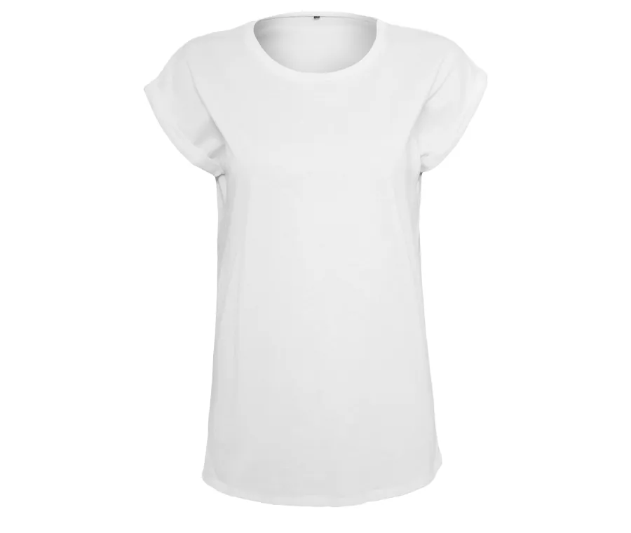 LADIES ORGANIC EXTENDED SHOULDER TEE — Build Your Brand personnalisable