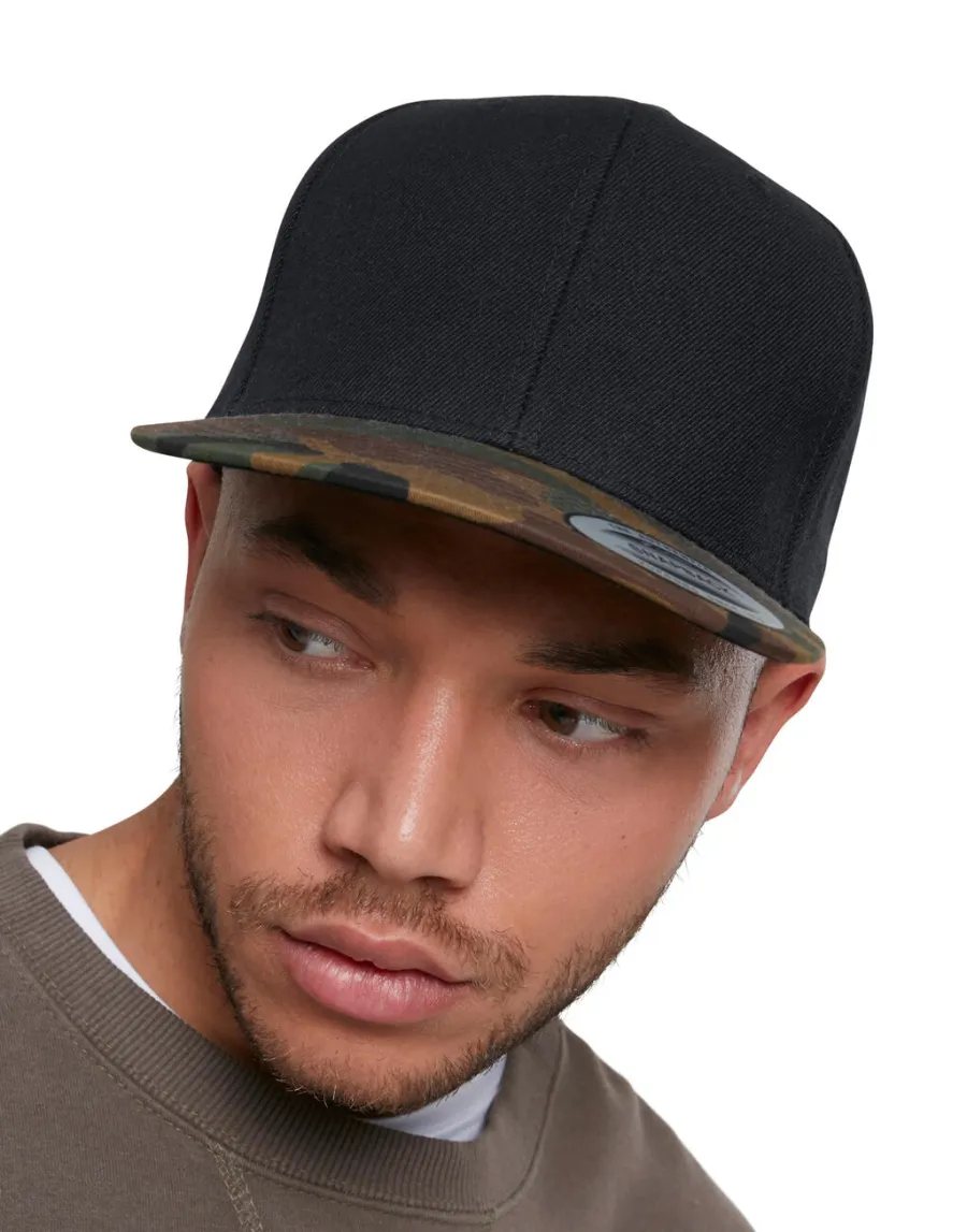 Classic Snapback 2-Tone Camo — Flexfit personnalisable