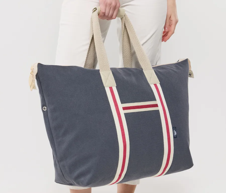 Grand sac shopping canvas — Pen Duick personnalisable