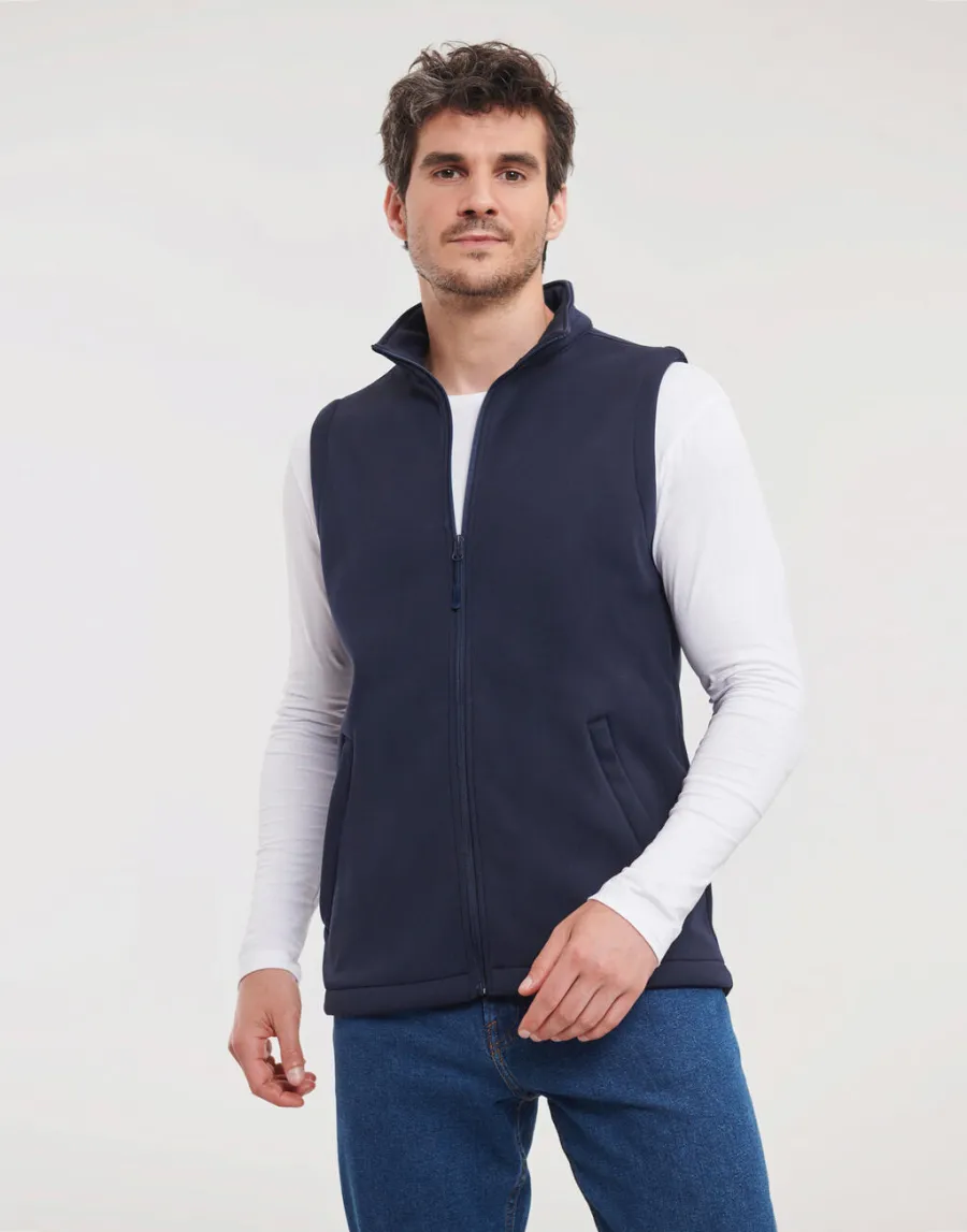 Men's Smart Softshell Gilet — Russell Athletic personnalisable