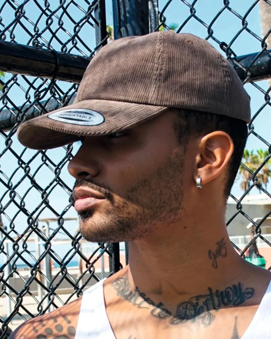 Low Profile Corduroy Dad Cap — Flexfit personnalisable