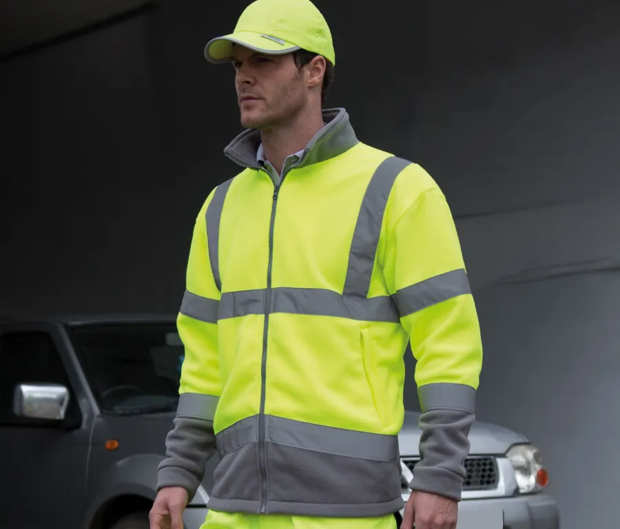 Veste micropolaire haute visibilité — Result personnalisable