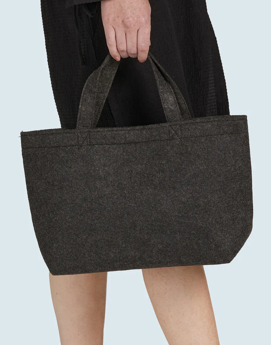 Small Felt Shopper — SG Accessories - BAGS personnalisable