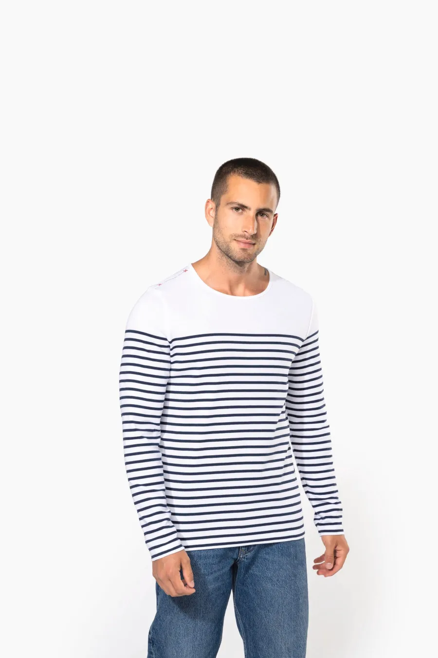 Marinière manches longues homme — Kariban personnalisable