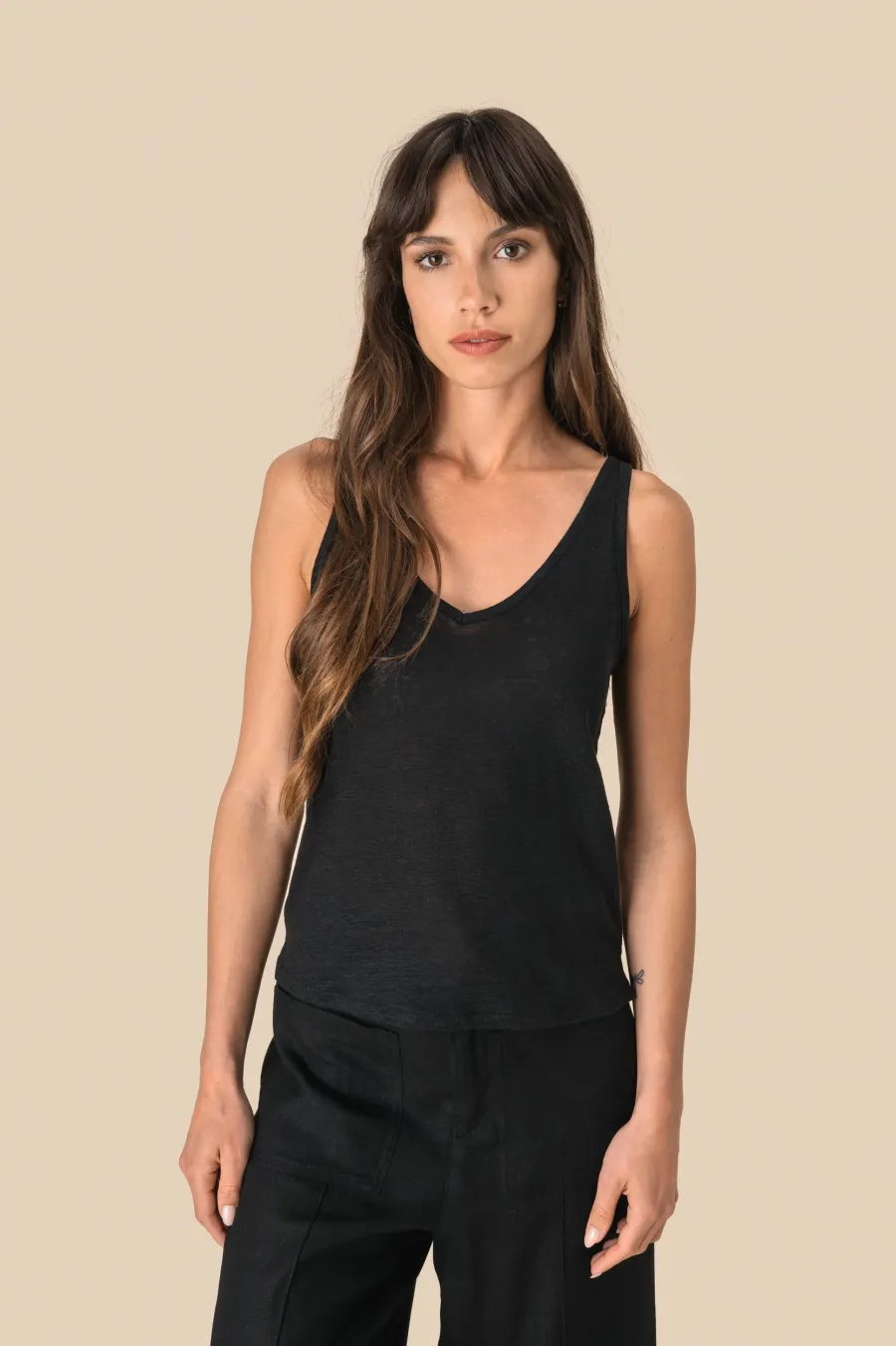 Débardeur en lin femme — Spasso personnalisable