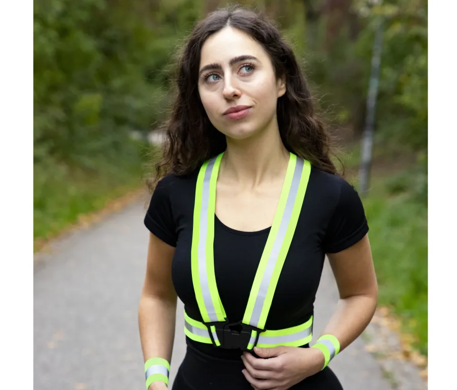REFLECTIVE BODY BELT "BRUNN" — Korntex personnalisable