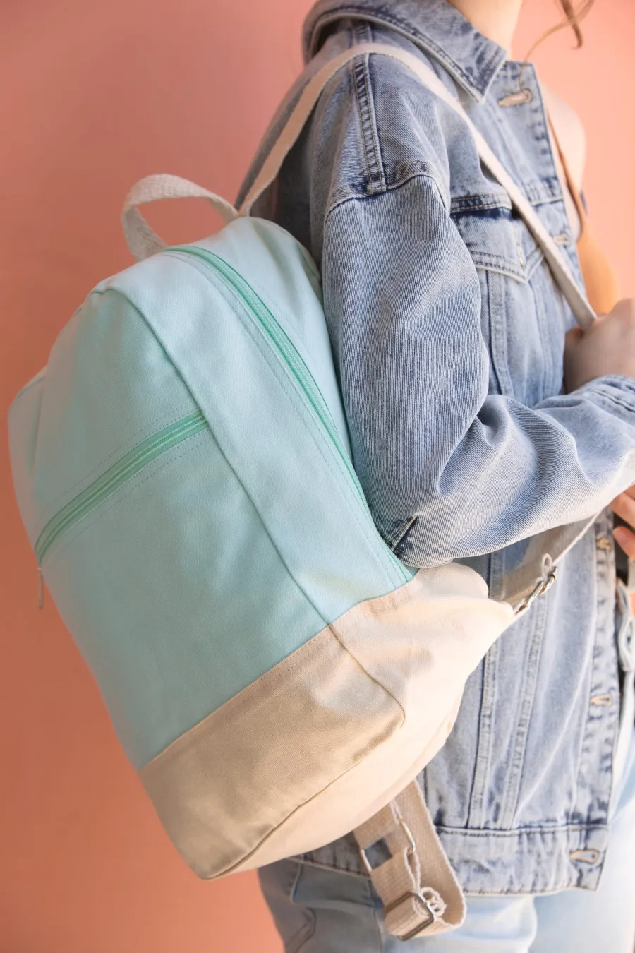Sac à dos essentiel en coton — Kimood personnalisable