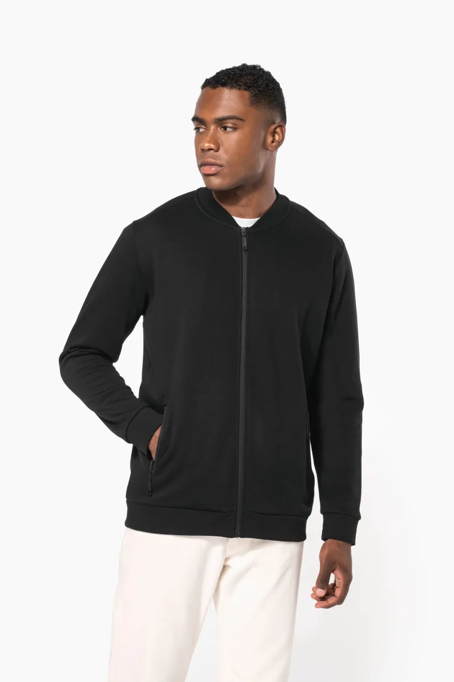 Veste molleton zippée homme — Kariban personnalisable