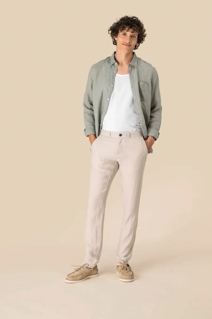 Pantalon en lin homme — Spasso personnalisable