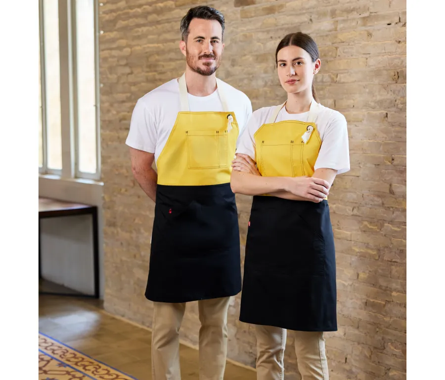 TABLIER BICOLORE — Velilla personnalisable