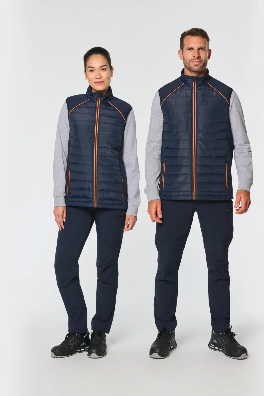 Bodywarmer Day To Day bi-matière unisexe — WK. Designed To Work personnalisable