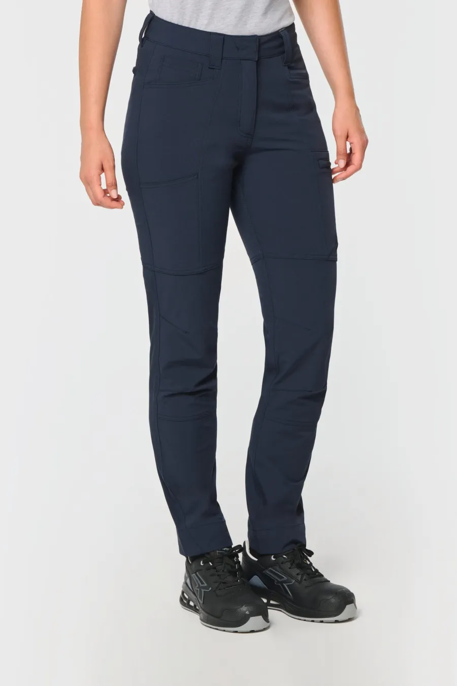 Pantalon recyclé stretch femme — WK. Designed To Work personnalisable