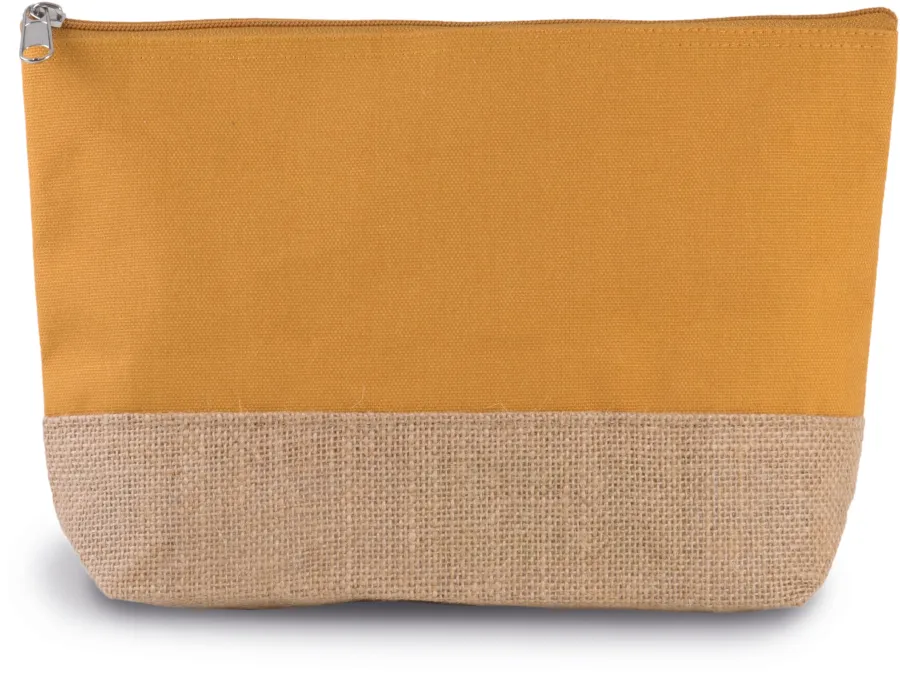 Pochette en toiles de coton et jute — Kimood personnalisable