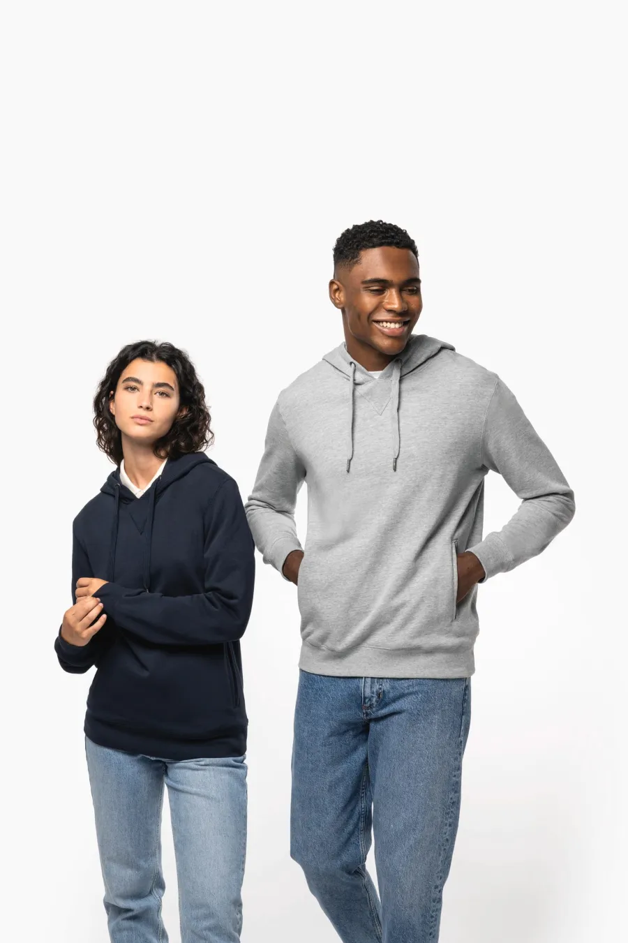 Sweat-shirt french terry écoresponsable à capuche unisexe — Kariban personnalisable