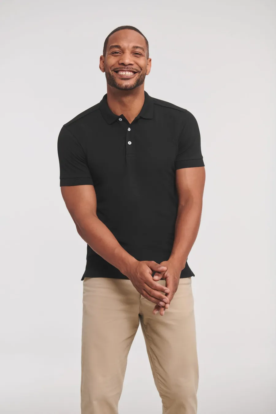 Polo Stretch Homme — Russell Athletic personnalisable