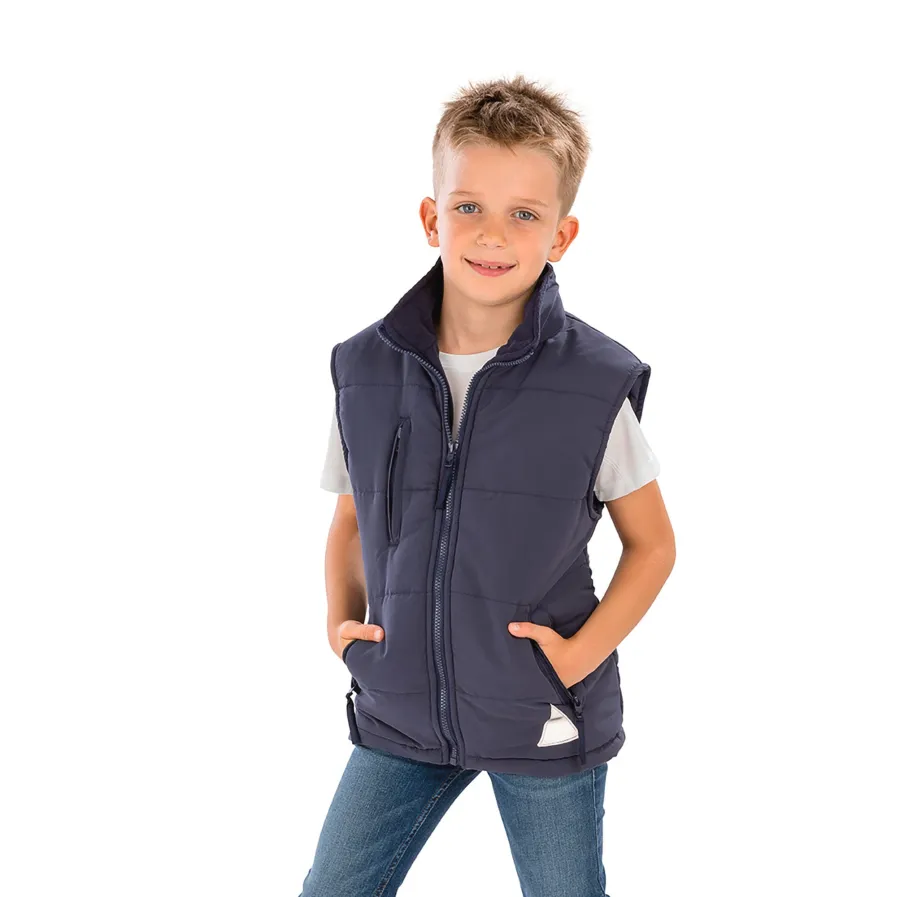 Bodywarmer doublé enfant — Result personnalisable