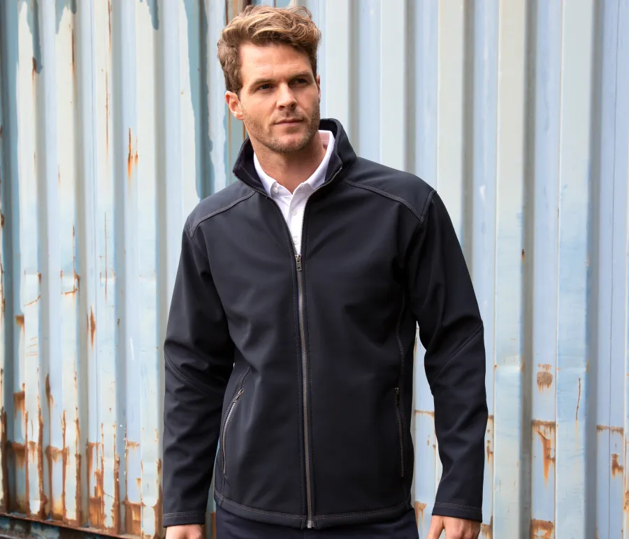 Veste de travail Softshell homme — Result personnalisable