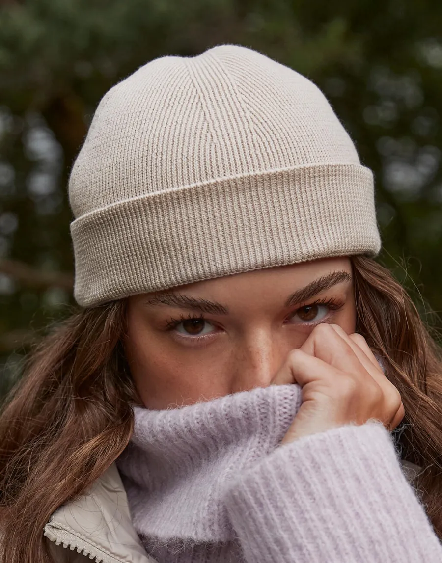 Organic Cotton Fisherman Beanie — Beechfield personnalisable