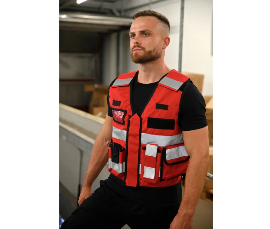 TACTICAL AND FUNCTIONNAL VEST "BONN" — Korntex personnalisable