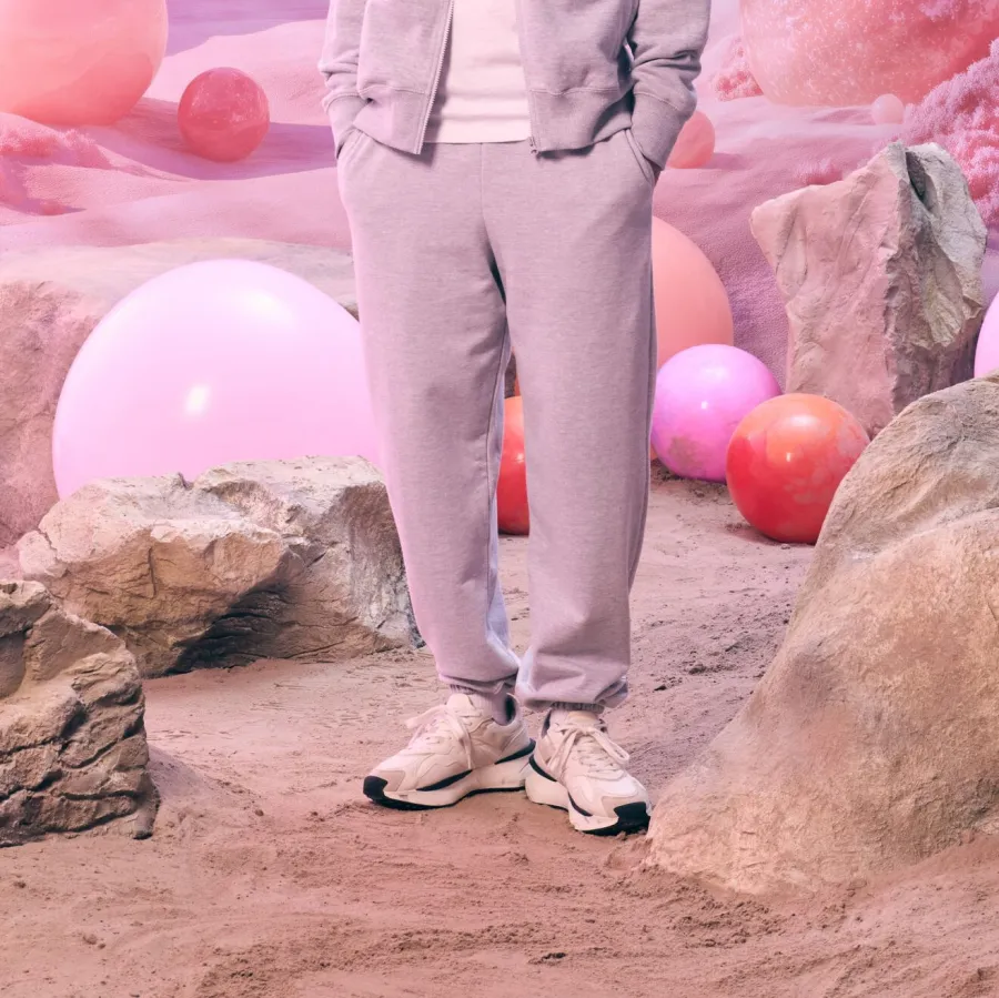 COLLEGE CUFFED JOGPANTS — Just Hoods personnalisable