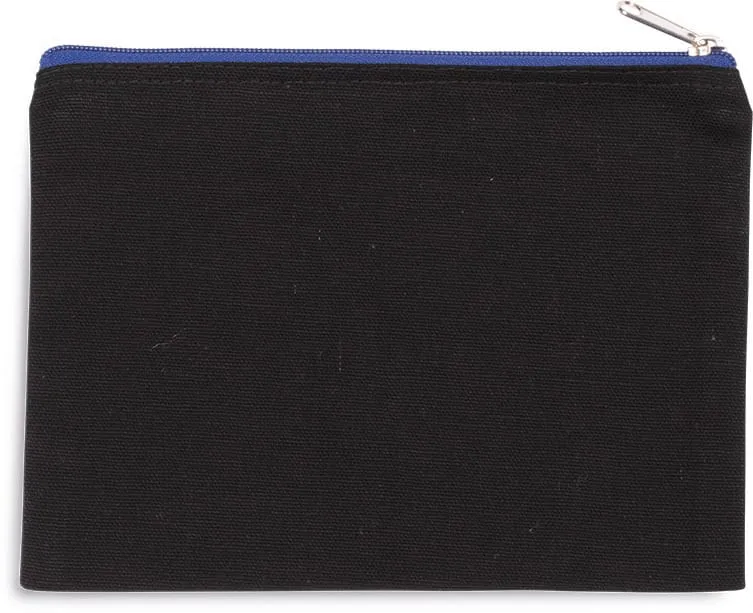 Pochette en coton canvas - modèle moyen — Kimood personnalisable