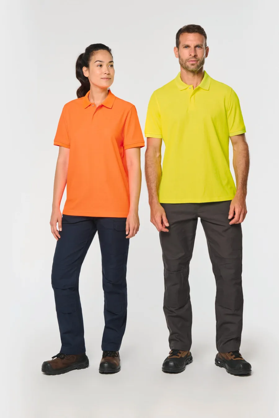 Polo unisexe écoresponsable coton/polyester — WK. Designed To Work personnalisable