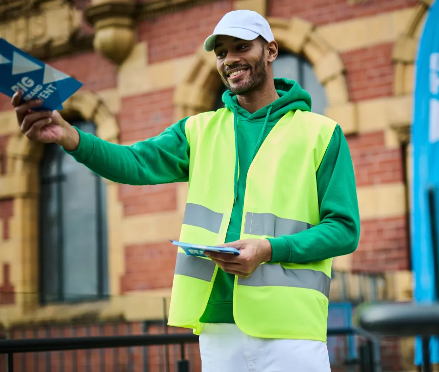 HI-VIS ESSENTIAL EASY PRINT VEST — Regatta personnalisable