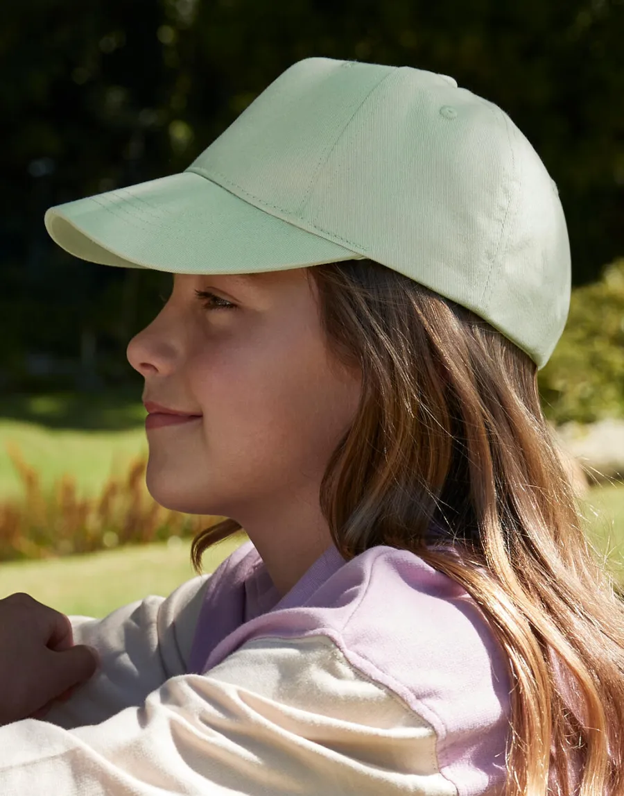Junior Organic Cotton 5 Panel Cap — Beechfield personnalisable