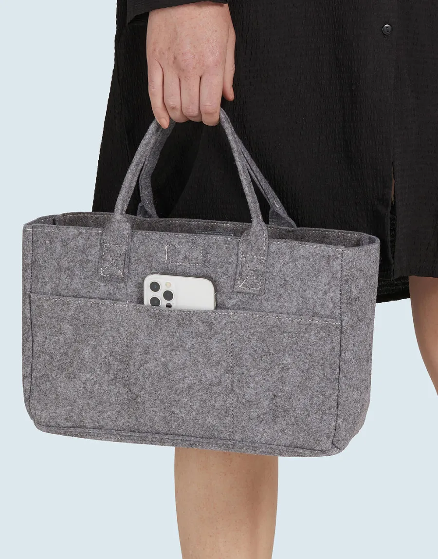 Pocket Felt Shopper — SG Accessories - BAGS personnalisable