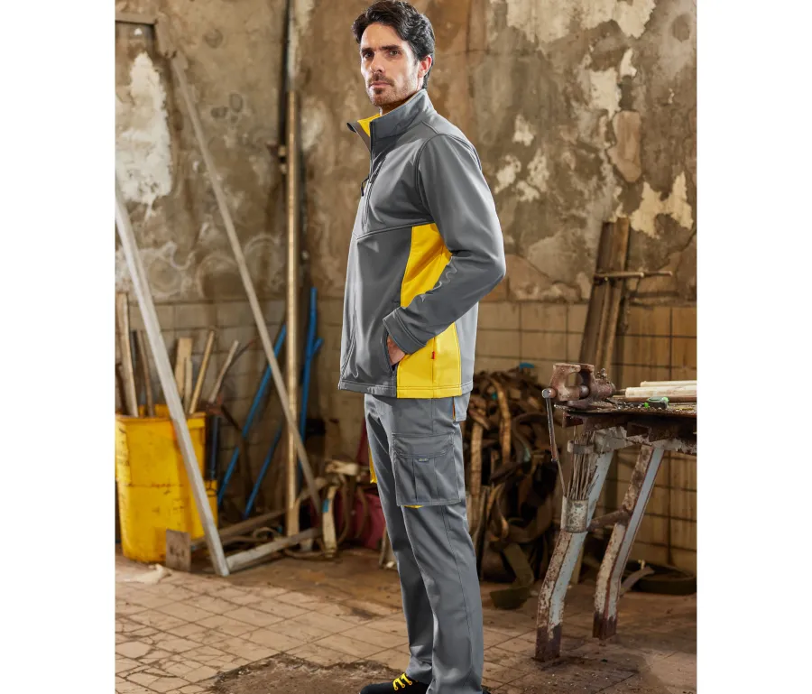 BLOUSON SOFTSHELL BICOLORE — Velilla personnalisable