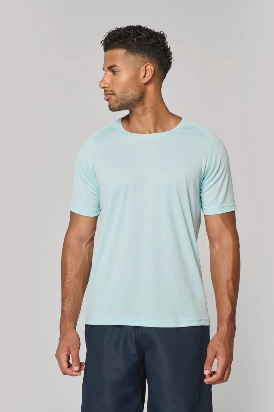 T-shirt de sport à col rond recyclé homme — PROACT personnalisable