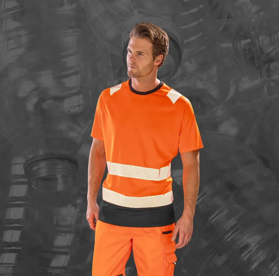 T-shirt de sécurité recyclé — Result personnalisable