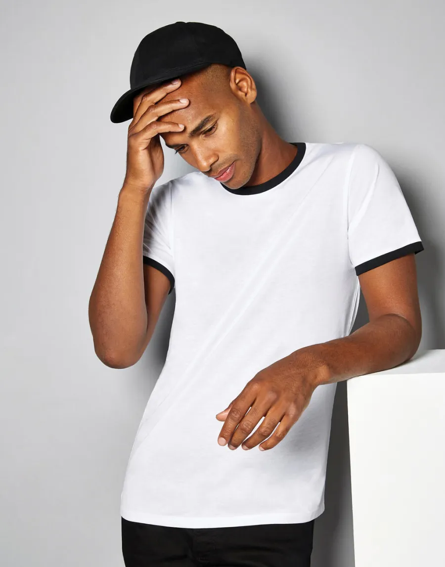 Fashion Fit Ringer Tee — Kustom Kit personnalisable