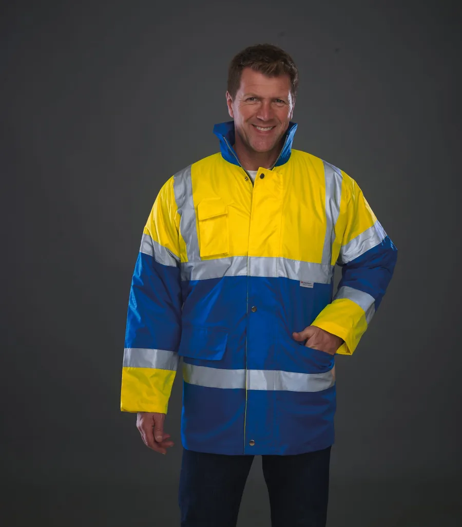 Veste contrastante haute visibilité — Yoko personnalisable